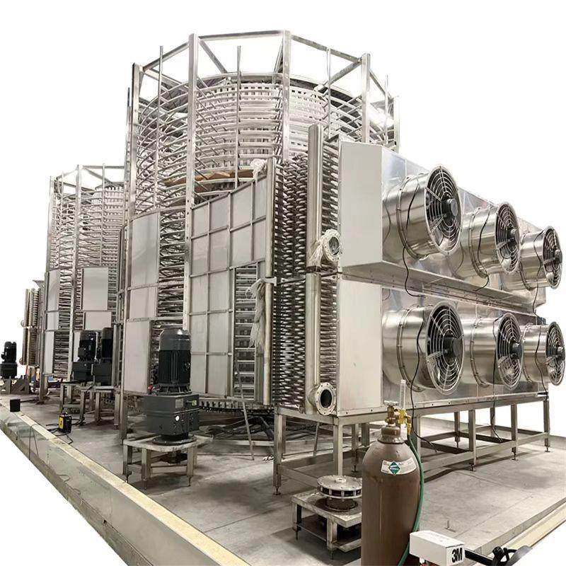 螺旋塔烘干米面品肉类预制菜生鲜面包月饼隧道食品冷却螺旋速冻机,搬运/仓储/物流设备,输送机,淘宝优惠券,粉丝福利购,淘宝优惠卷