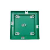 主婚车装 饰婚庆用品婚车吸盘正方形吸盘四爪无花泥塑料托盘