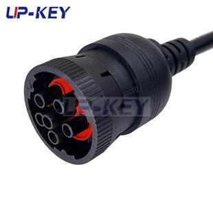 德驰J1939转J1708转HDB26压缩机替换转接线121891或121721机型