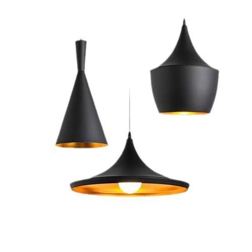 单头黑色工业风餐厅吊灯现代美式创意个性怀旧烧烤火锅店餐桌灯罩