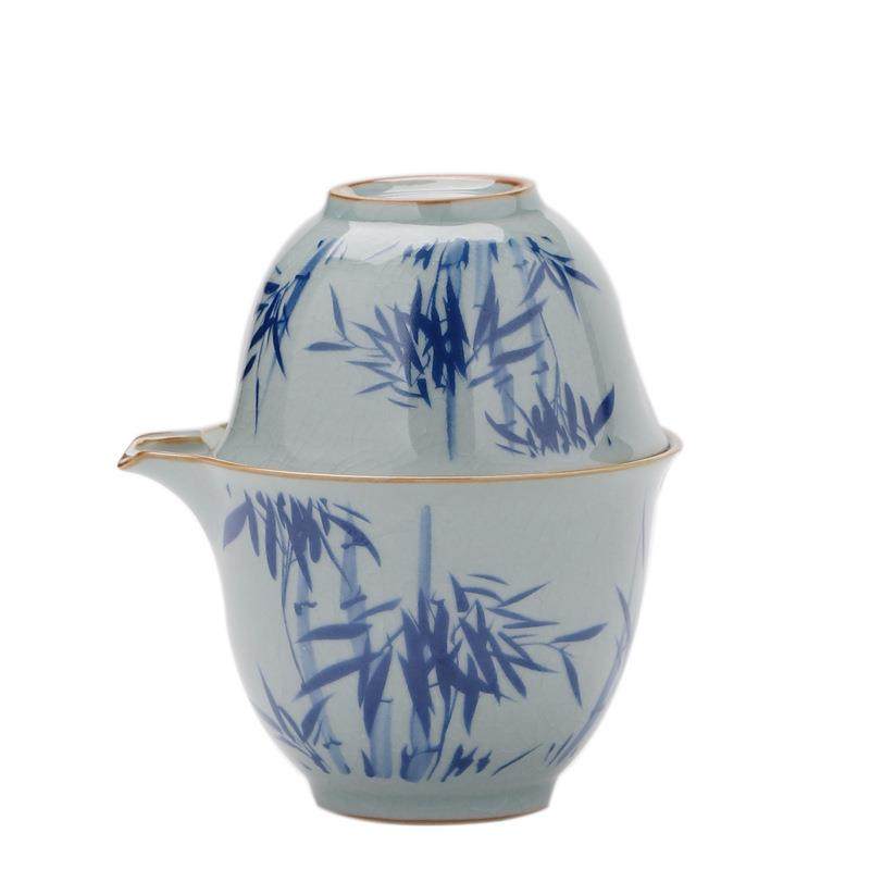 复古哥窑旅行功夫茶具一壶四杯露营出差便携快客杯泡茶壶茶杯套装,餐饮具,旅行茶具,淘宝优惠券,粉丝福利购,淘宝优惠卷