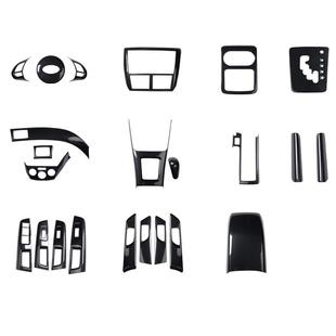 森林人中控档位面板方向盘 森林人碳纤维内饰改装 右驾右舵08 12款