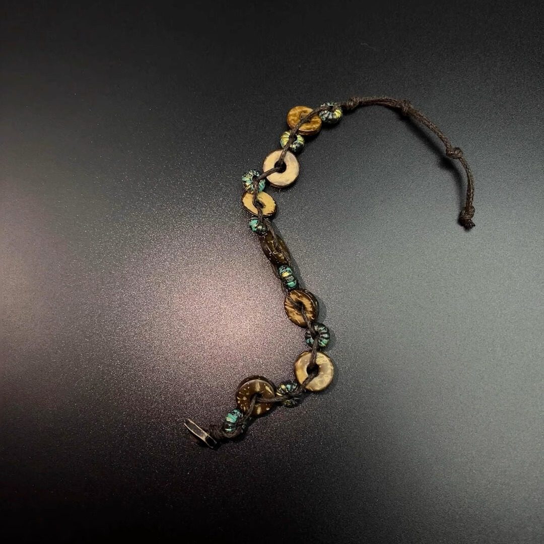 Vintage古着 Bohemian coconut shell手链