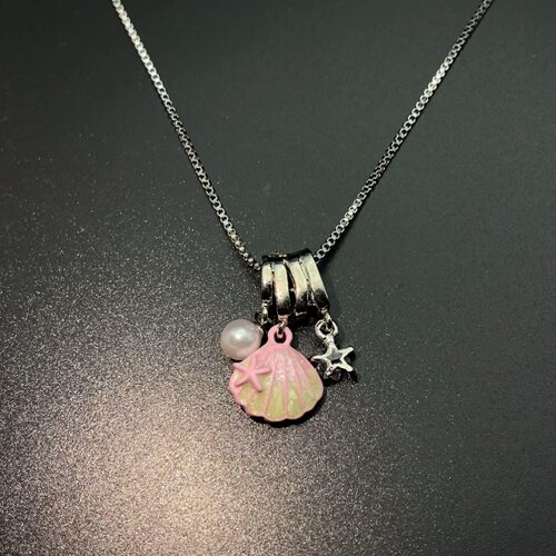 Vintage古着 Butterfly Shell Murmurs项链