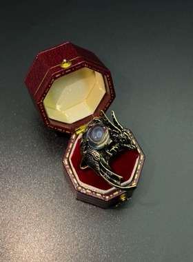 Vintage古着 Grayscale Dragon戒指