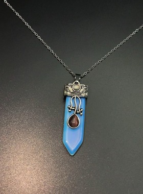 Vintage古着 Natural stone inlay项链