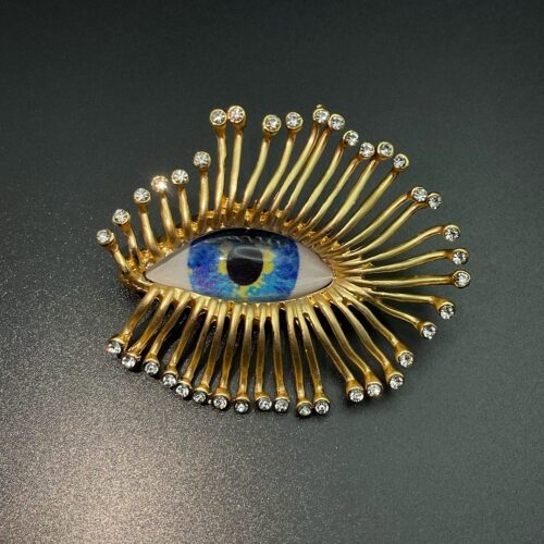 Vintage古着 Floating Light Demon Eye胸针