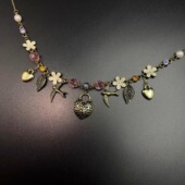 Vintage古著 Medieval birds项链