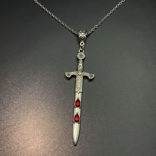 Vintage古着 Gothic gem sword项链