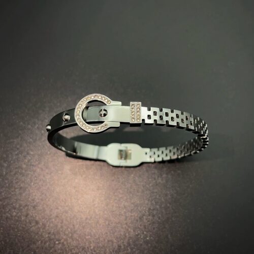 Vintage古着 Silver horseshoe buckle手镯
