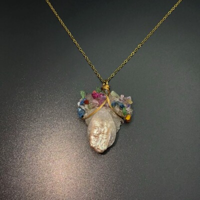 Vintage古着 Dopamine natural stone项链