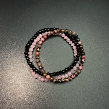 Vintage古着 Veined Rhodochrosite手串