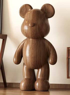 暴力熊存钱罐网红新款客厅摆件大型落地电视柜旁边装饰品高端大气