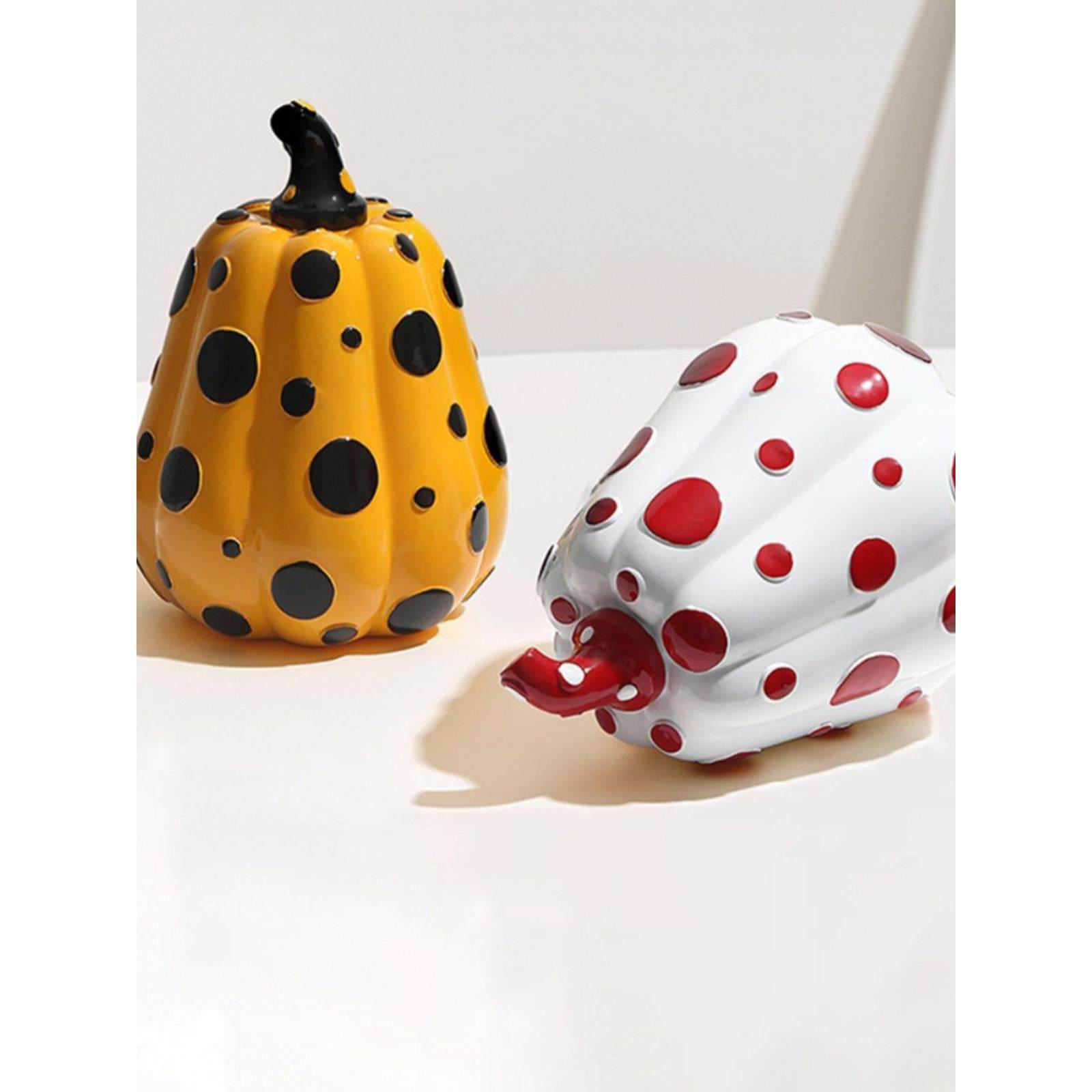 草间弥生波尔卡圆点世界南瓜客厅装饰研究儿童房间男孩和女孩的装,家居饰品,桌面摆件,淘宝优惠券,粉丝福利购,淘宝优惠卷