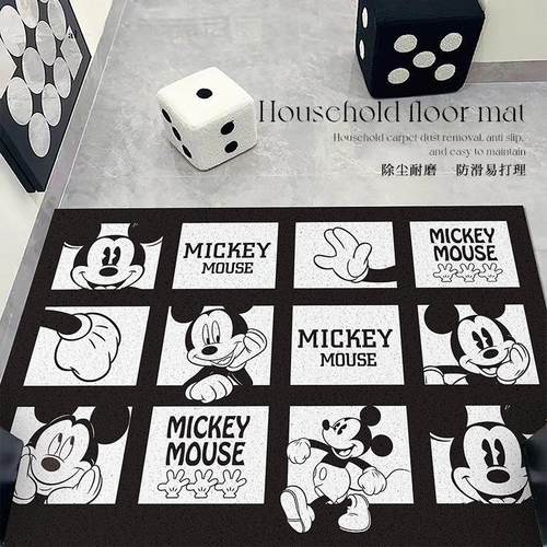 地垫入户门垫米奇丝圈卡通脚垫门前垫进门防滑耐脏垫子大门口地毯