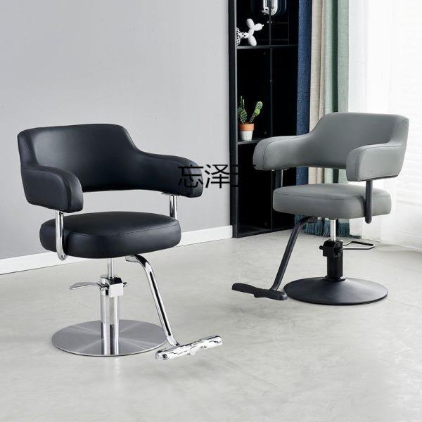 kl网红潮店美发椅子升降旋转剪发椅理发椅发廊理发店专用椅子染烫