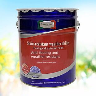 20kg白色彩色外墙漆防水防晒墙面漆室外涂料厨房卫生间环保乳胶漆