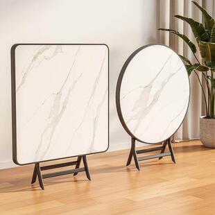 折叠餐桌小户型吃饭桌子烤火炉桌子一体取暖家用四方桌出租屋圆桌