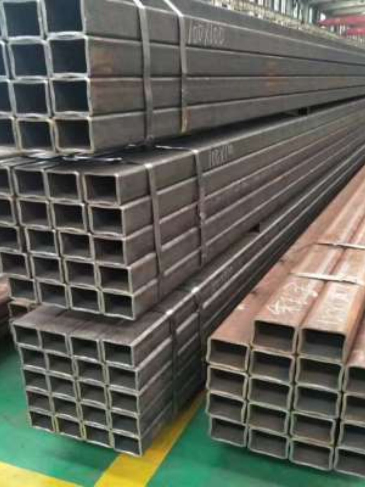 q355b无缝方管冷拉方通 q345b抽拉空心方钢套管 大口径扁方管切割