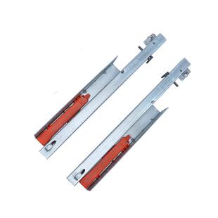 DTC东泰托底两节反弹轨道抽屉柜子导轨托底隐藏滑轨按弹免拉手G02
