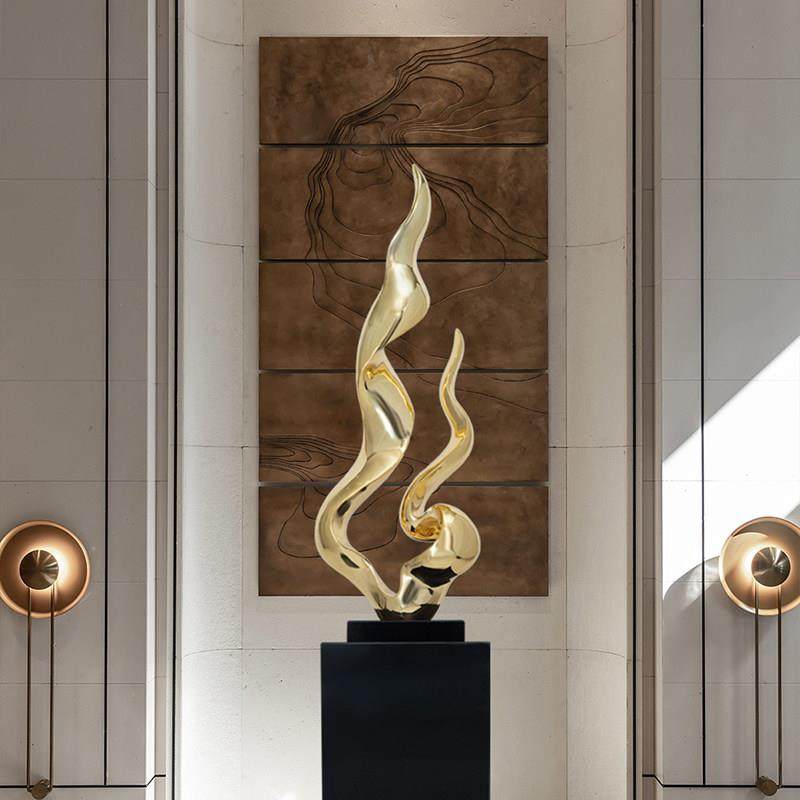 客厅会所桌面招财软装酒店大堂艺术品样板房抽象雕塑大型玄关摆件,家居饰品,装饰摆件,淘宝优惠券,粉丝福利购,淘宝优惠卷