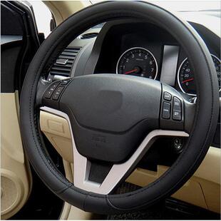 汽车皮革四季通用方向盘套 防滑 透气 吸汗 不打滑 汽车方向盘套