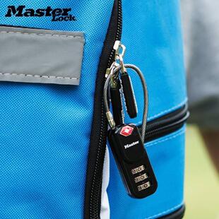 玛斯特TSA海关密码锁4674挂锁行李箱书包拉炼小锁头健身房柜子锁