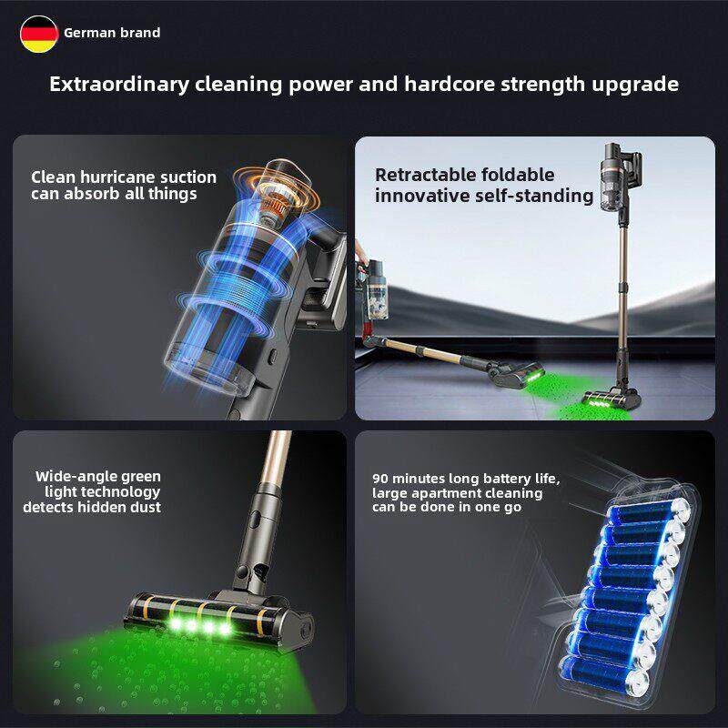 德国2025新款无线吸尘器家用大吸力手持小型充电大功率除螨机猫毛