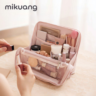 日式洗漱收纳包2025新款大容量收纳化妆包立体不塌分区便携女高端