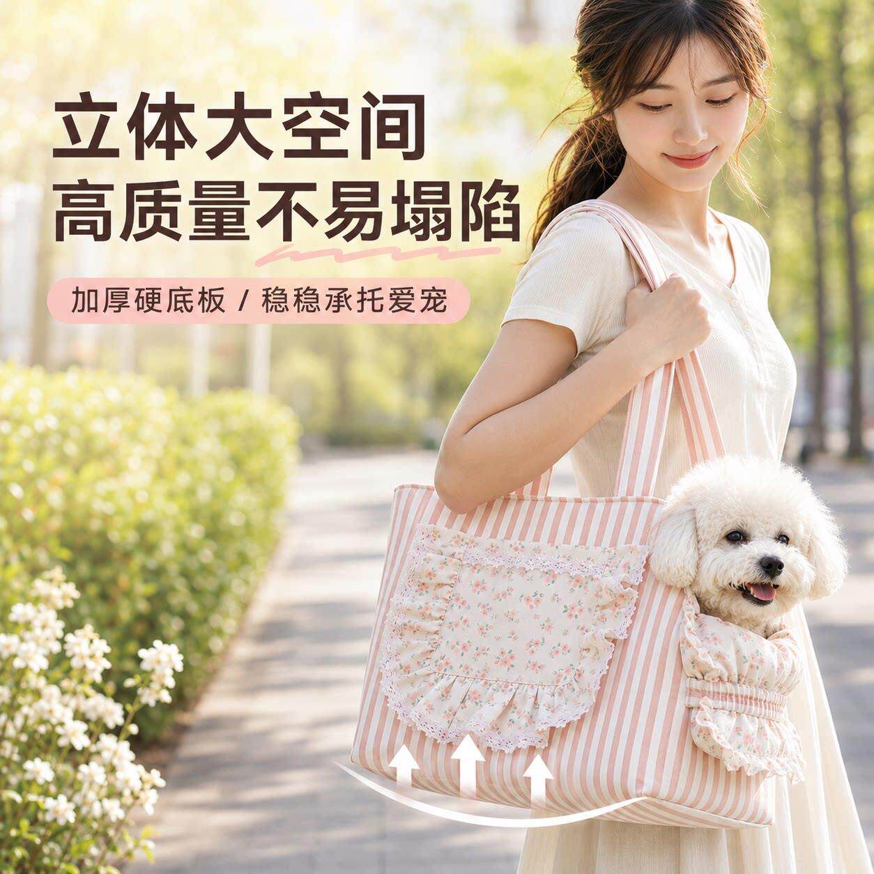 猫包出外便携透气FFQ单型肩容量宠物狗狗背大包小犬猫咪出行外出