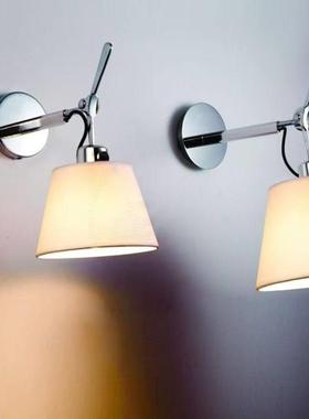 艺意大利现代简客厅灯圆形术新款卧室壁灯66563北约欧墙上过道头