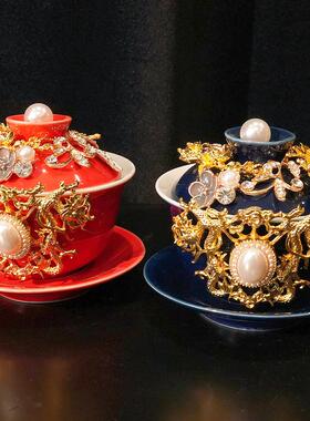 采购茶产品杯，高婚礼DRW，新婚茶礼碗套，婚对，红对，改变口，