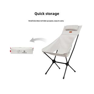 探路者叠营椅户外露折装备野餐椅子抗撕裂耐水磨防泼便携月OKR亮