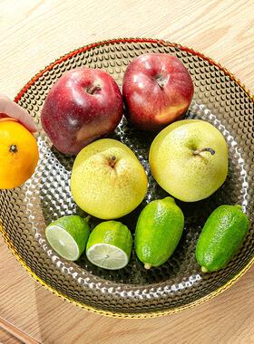 娜轻高档大号JCC格斯水晶玻璃水果盘果盘茶几零食瓜子干奢 干果盘