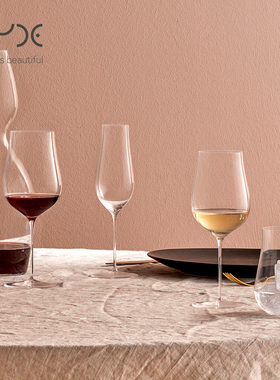 红点奖Nude进口zero零度红酒杯勃艮第杯水晶杯手工白葡萄高脚杯子