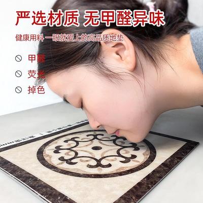 物业公司电梯轿厢专用地垫仿大理石高端定制logo地毯耐磨pvc地板