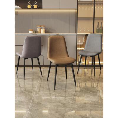 餐桌椅家用简约靠背凳子2025轻奢高级感餐椅意式极简餐厅椅子勺椅