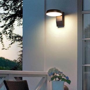 现代走廊过道壁灯极简l旋转360°ed可调户外防水创意感应款 墙壁灯