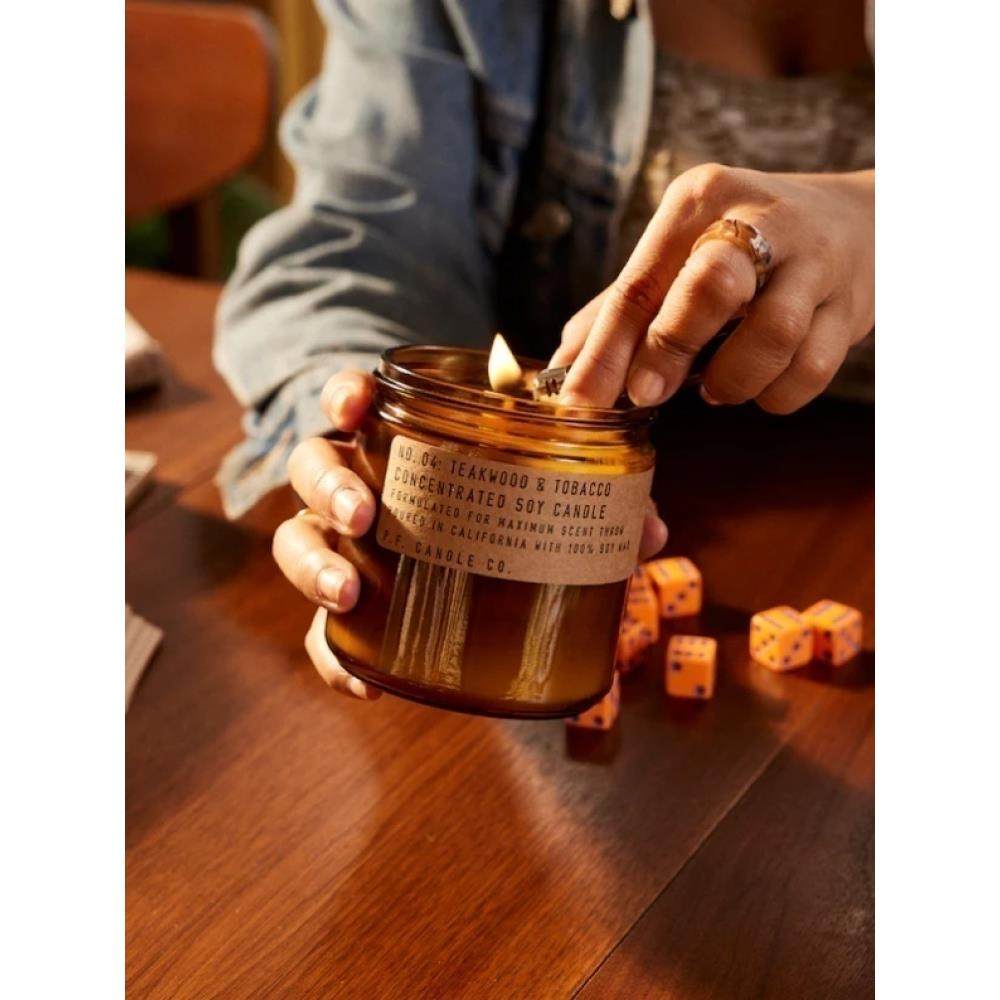 pfcandle co香薰蜡烛进口pf木质琥珀苔藓卧室生日礼物马嘉祺复古