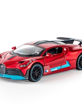 现货1/2 Aoy Bugatti DIVO Super S Car Model y Die Cas。
