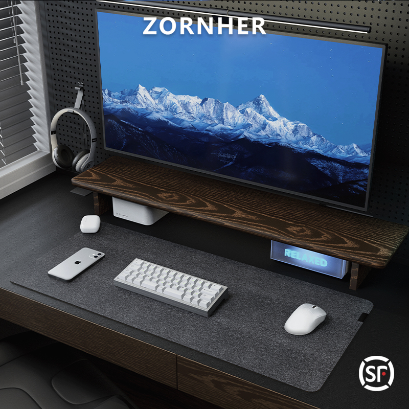 佐赫超大号毛毡软木桌垫鼠标垫