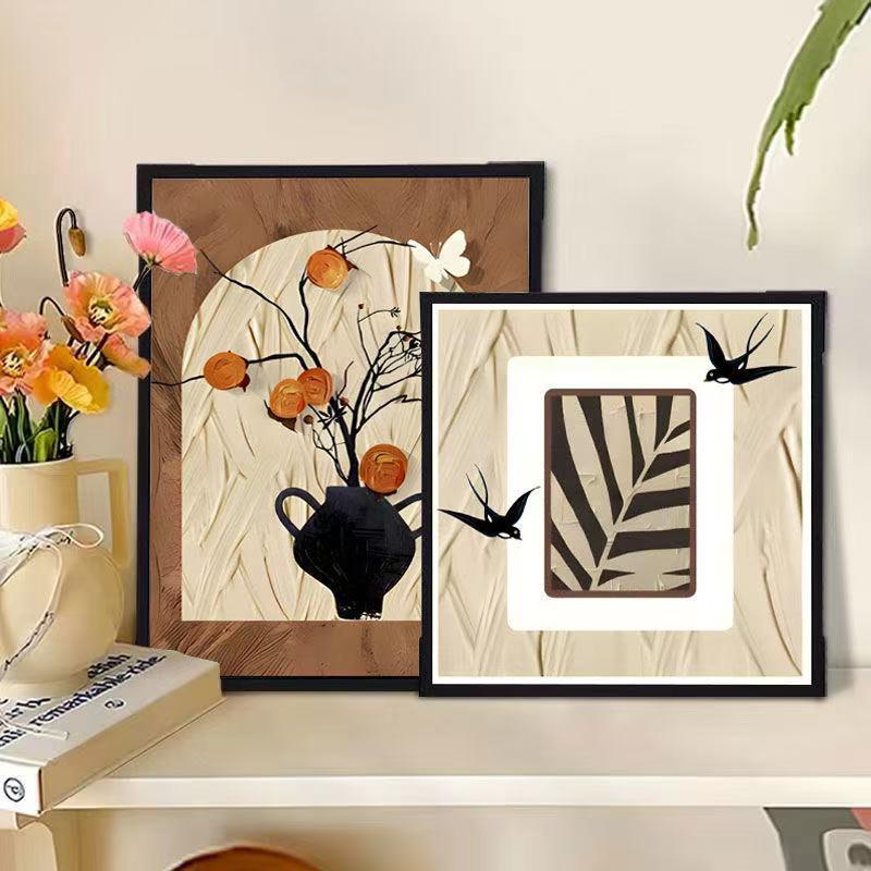 装饰画客厅餐厅中古风复古摆台电视柜沙发背景墙卧室床头中式摆件