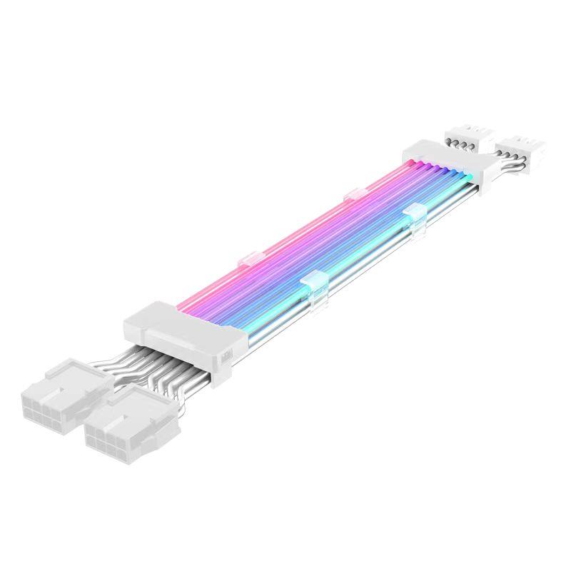 主板2*8PIN延长线 发光线DIY电源线RGB 5v3针神光同步显卡8发光线