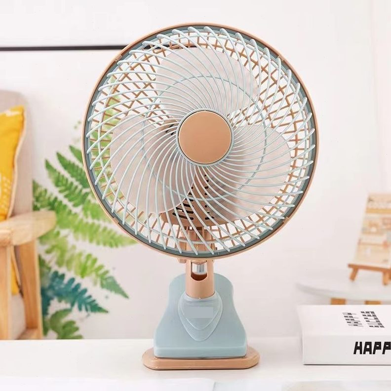 上铺速风床上小风扇摇头夏季宿舍床头l插电可调强台面可夹式挂墙