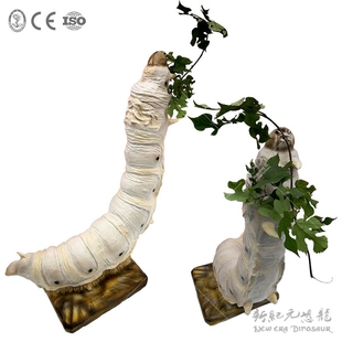 蚕宝宝模型仿真动物模型大型仿真昆虫产品硅胶恐龙雕塑景观展览