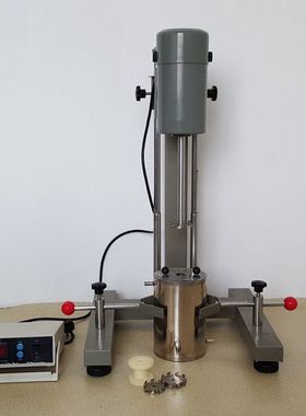 齐威FS-400D数显分散机油墨涂料化妆品搅拌分散乳化混合