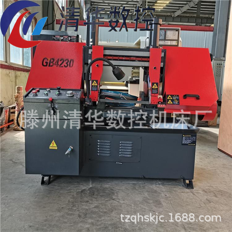 供应GT4230卧式金属带锯床GB4230液压带锯床切割圆钢方钢厂家直销