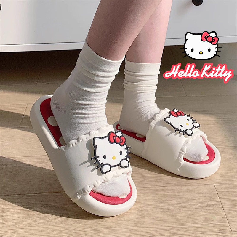 细细条亲子可爱凯蒂猫三丽鸥一字拖鞋女夏季室内穿儿童防滑凉拖鞋,居家布艺,居家凉拖/凉鞋,淘宝优惠券,粉丝福利购,淘宝优惠卷