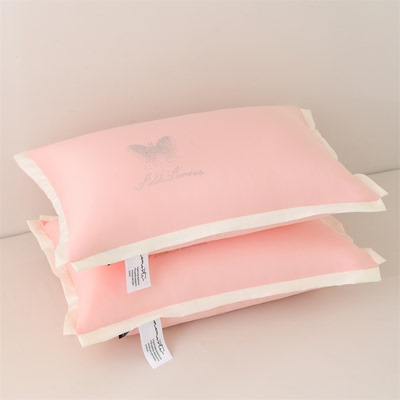 【甜甜圈专属】-新款蝴蝶烫钻款宽边枕头枕芯6120