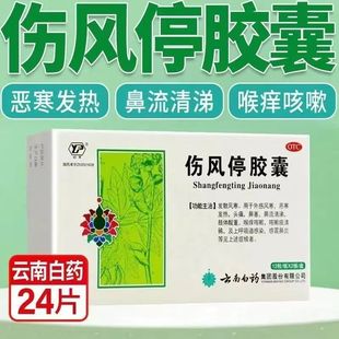 云丰】云南白药伤风停胶囊0.35g*24粒/盒 风寒感冒 留清涕